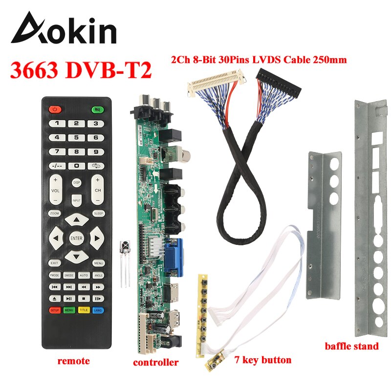  3663 DVB T2  LCD TV Ʈѷ ̹ ..